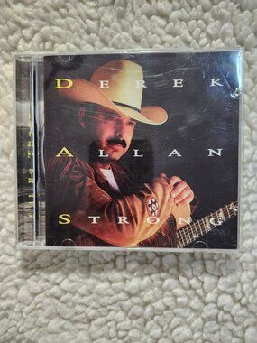 Derek Allan Strong CD Album I Know Hands of Time Just Another Kiss Back Insert